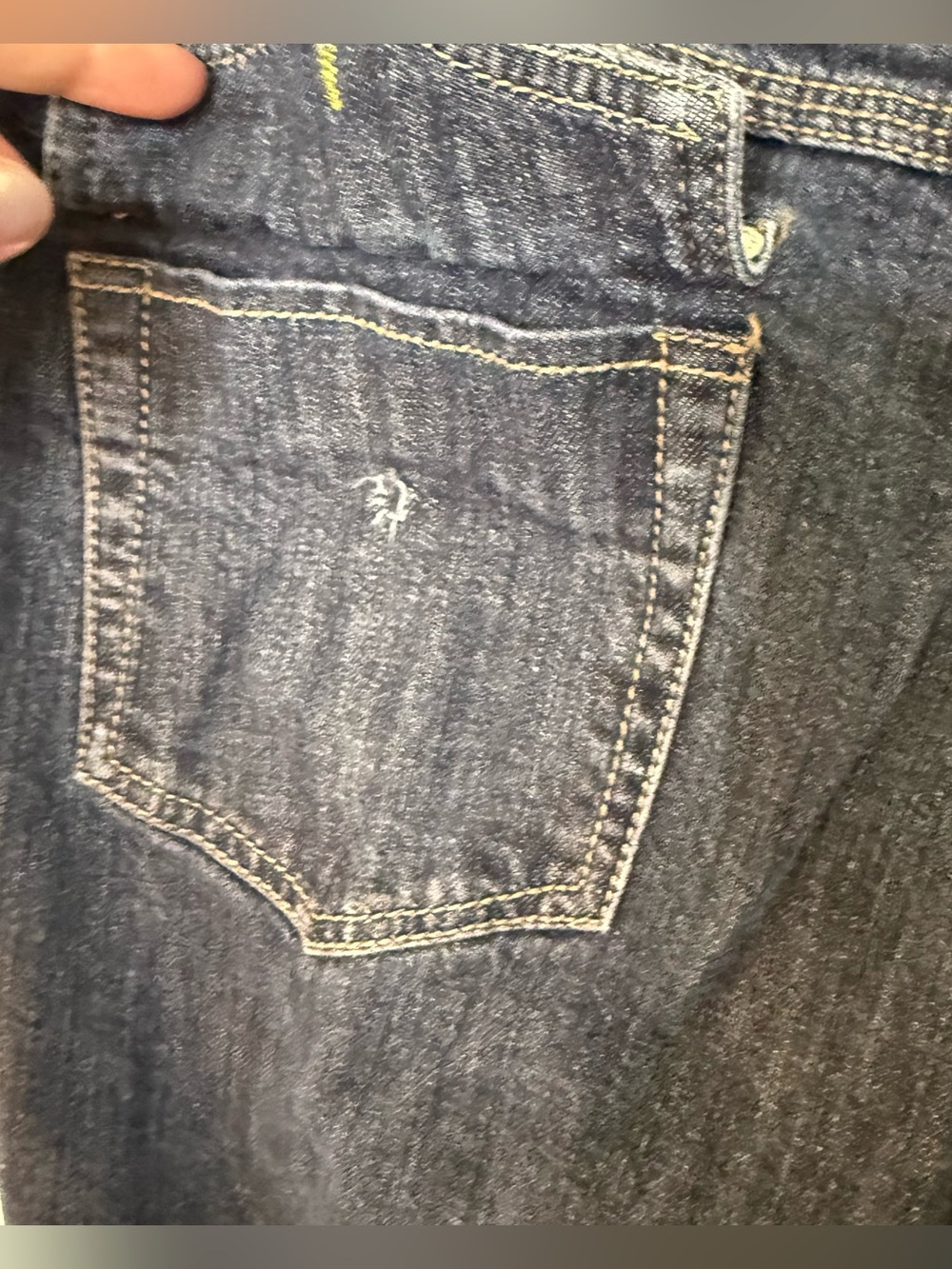 Lawman Western Vintage Embellished Dark Wash Boot Cut Jeans - Picture 7 of 9